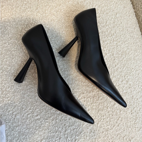 JIMMY CHOO Maryanne 100 Leather Pump size 7.5 - Picture 6 of 12